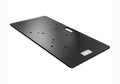 Show Solutions BP2040-ALU-FLAT-B 20" x 24" Black Aluminum Base Plate - 9mm