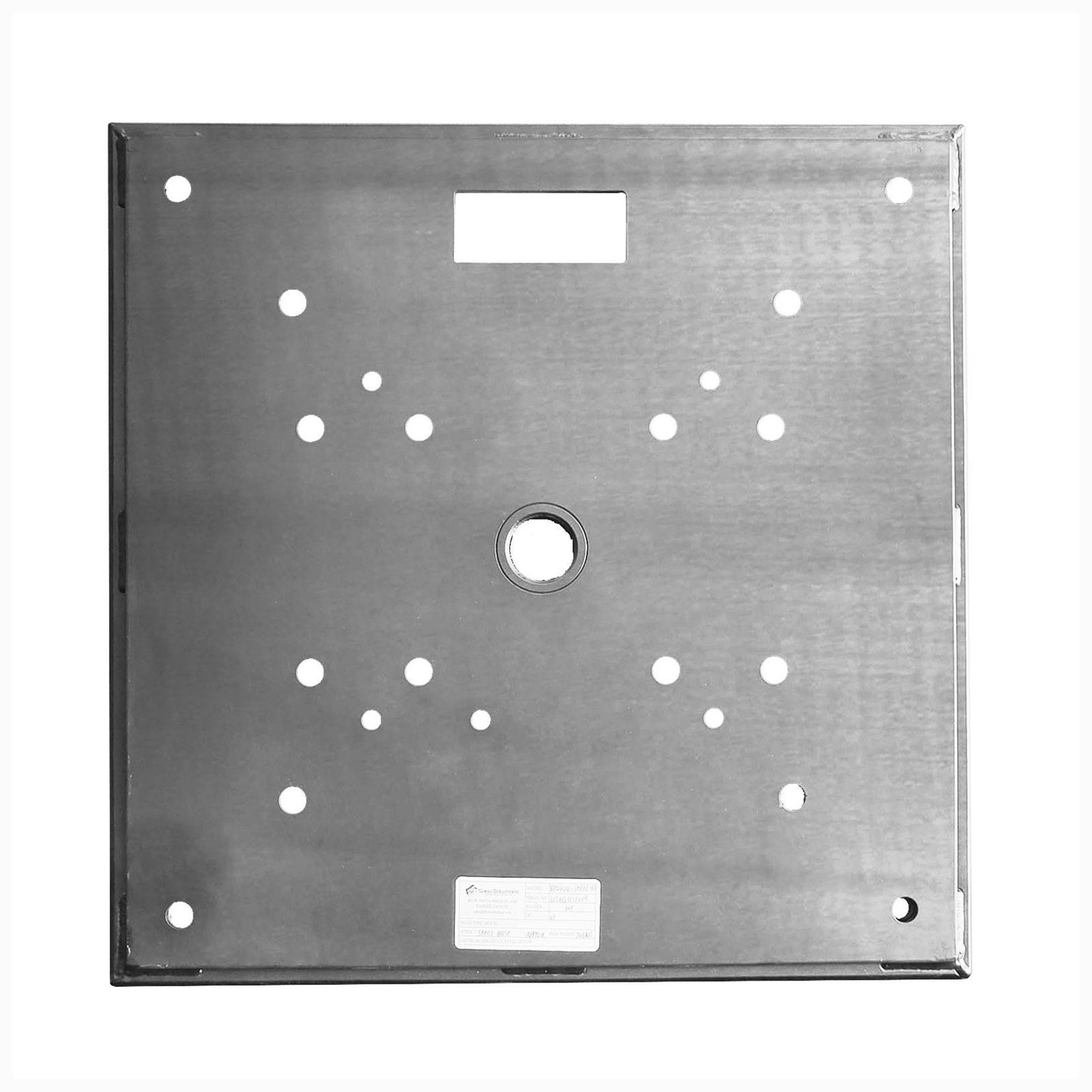 Show Solutions BP2424-ALU-R1 Base Plate on a 1" Raised Frame - 12mm Thick