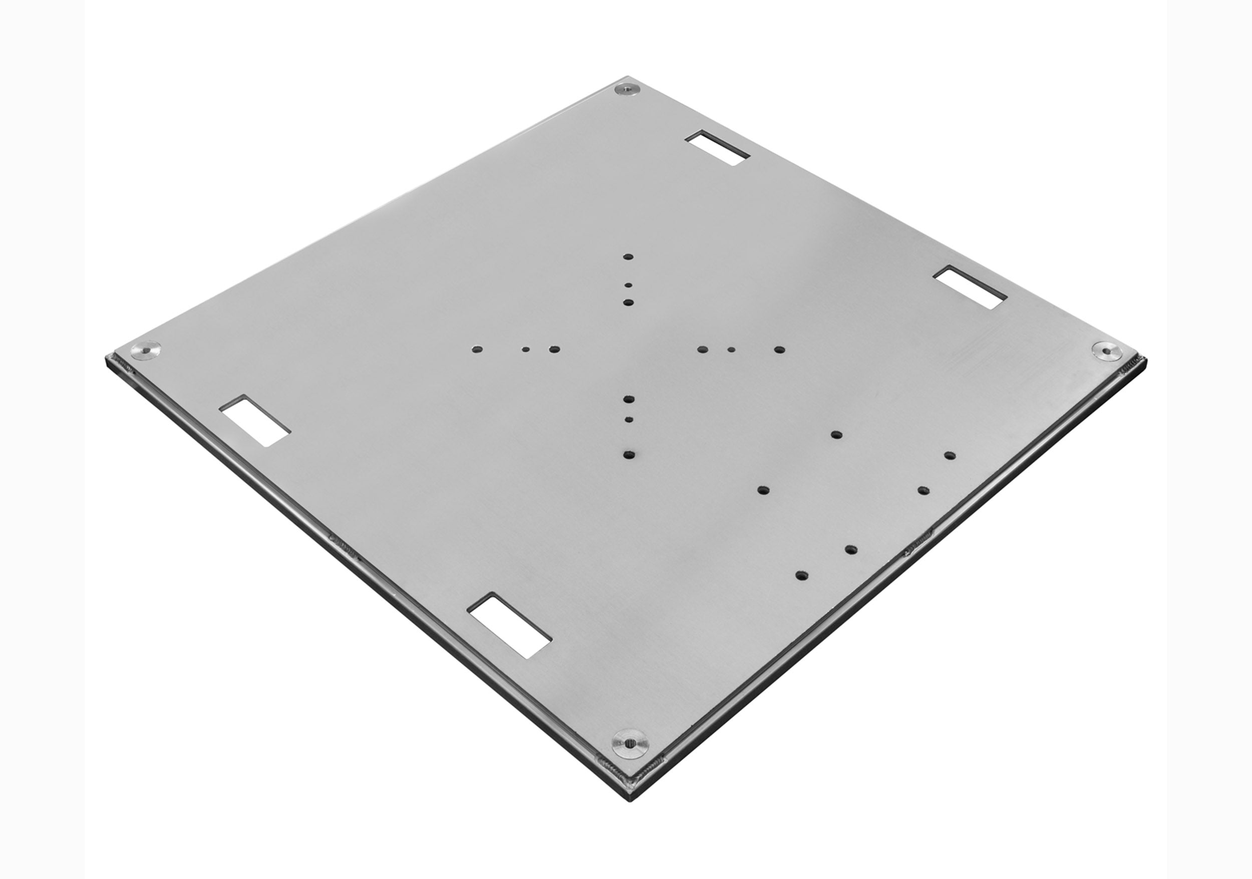 Show Solutions BP4848-ALU-R1 48" x 48" Top Plate on 1" Raised Frame - 12mm Thick