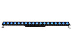 Eliminator Lighting Mega Color Q18, 18x4W RGBA 4-in-1 LED Linear Wash Fixture with Individual Pixel Control