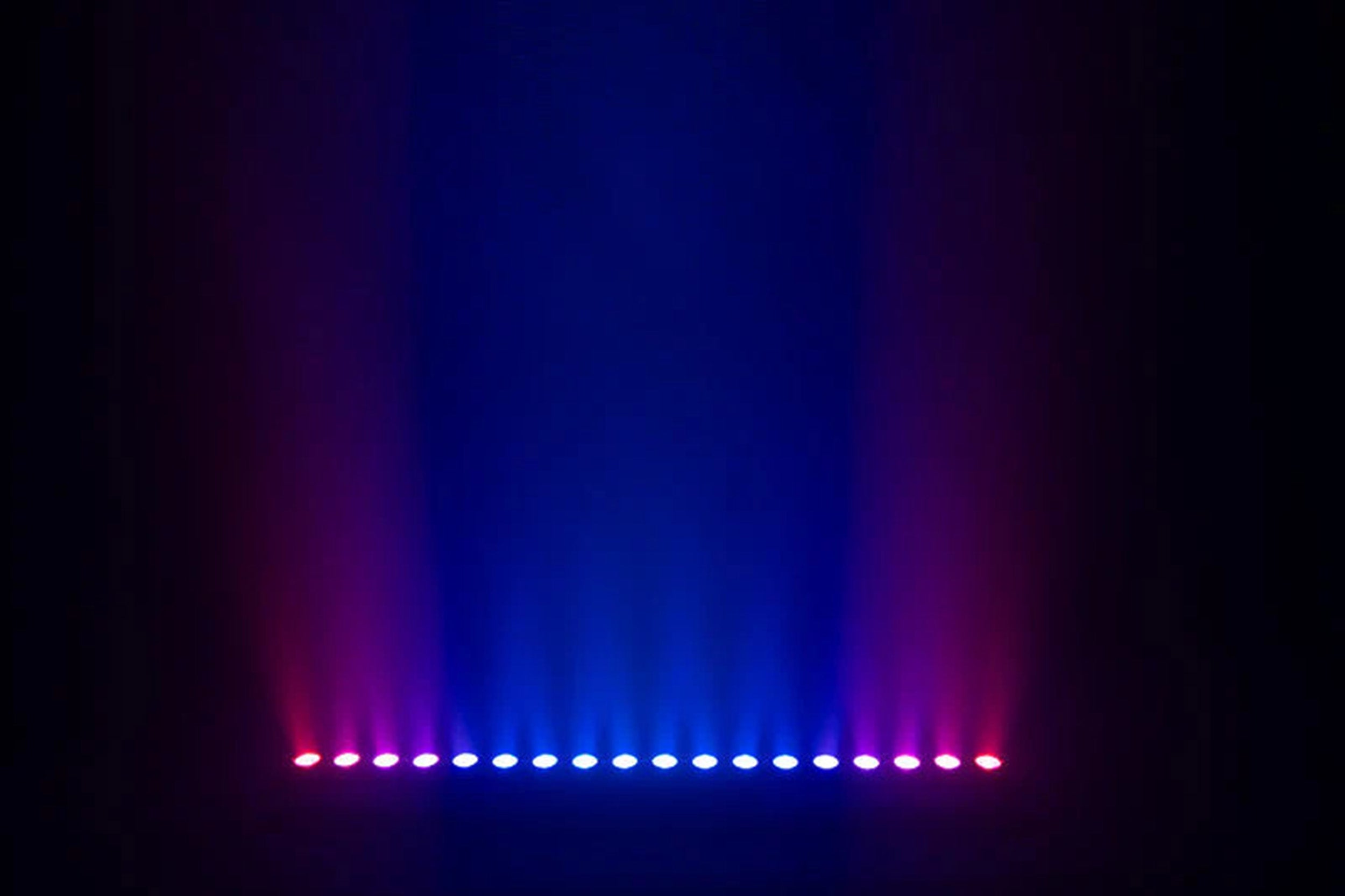 Eliminator Lighting Mega Color Q18, 18x4W RGBA 4-in-1 LED Linear Wash Fixture with Individual Pixel Control