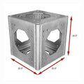 Show Solutions CB20-6WAY-HD-5 Bloc d'angle de ferme de 20,5" avec tube central de 5"