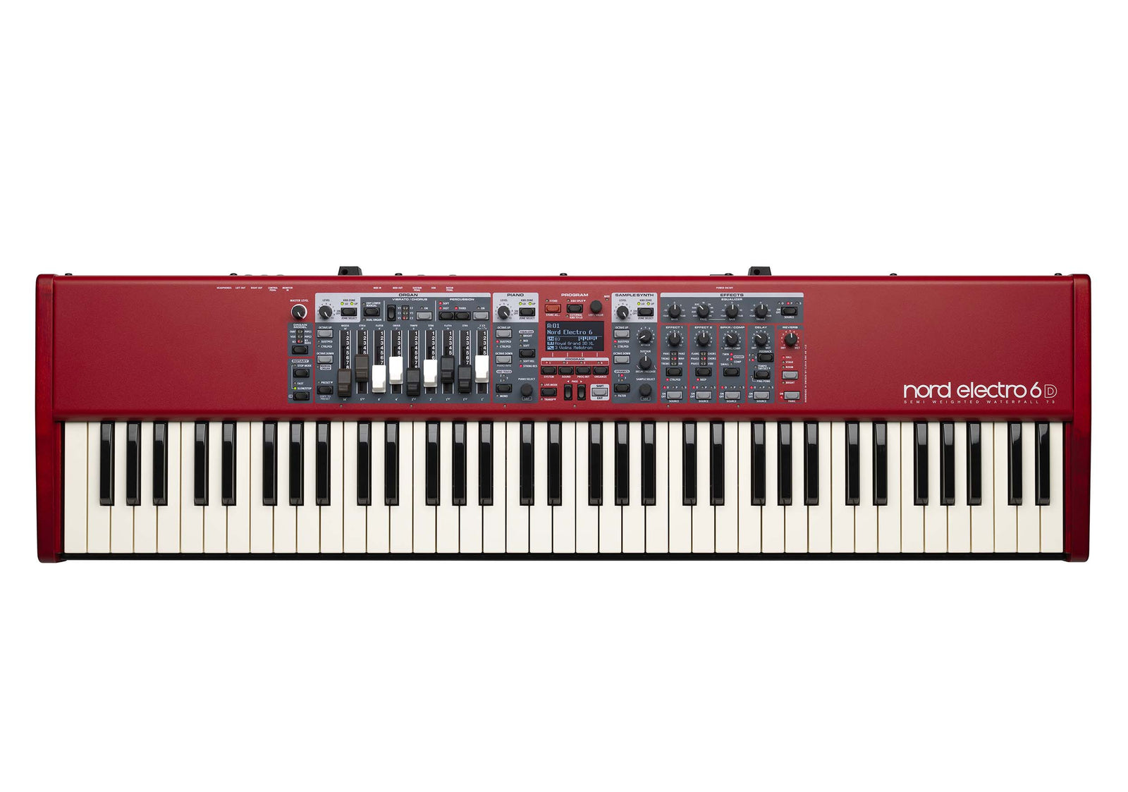 Nord NELECTRO6D-73, 73-Key Stage Keyboard with Waterfall Keys and 3-Part Multitimbral Engine