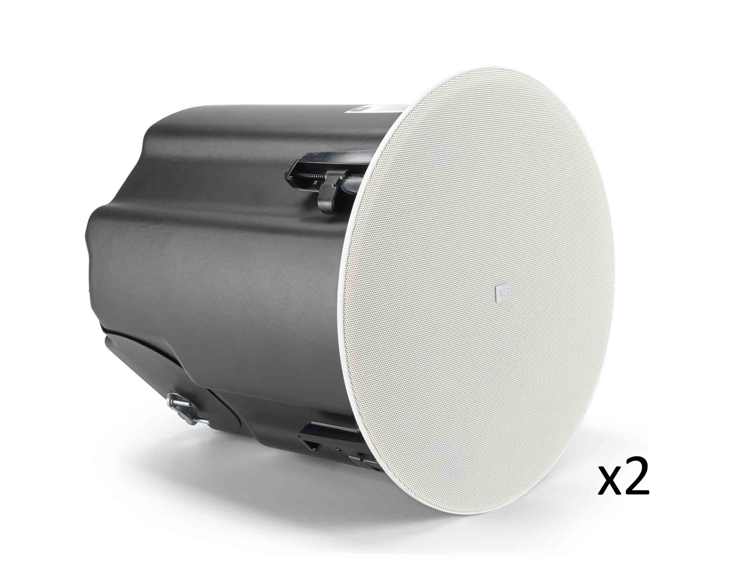 JBL Control 440CS/T 8-Inch Ceiling Subwoofer with Built-In Crossover - Pair
