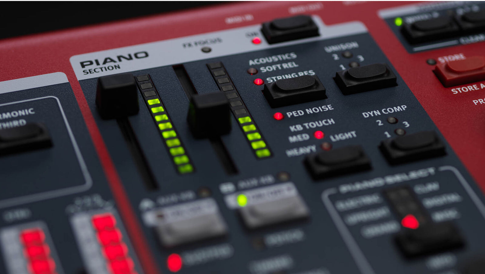 Nord Stage 4 HA73, 73-Key Hammer Actioned Stage Keyboard with Aftertouch and Physical Drawbars