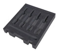 ProX T-2UWMF Mousse de remplacement pour tiroir rack 2U compatible avec 4 microphones