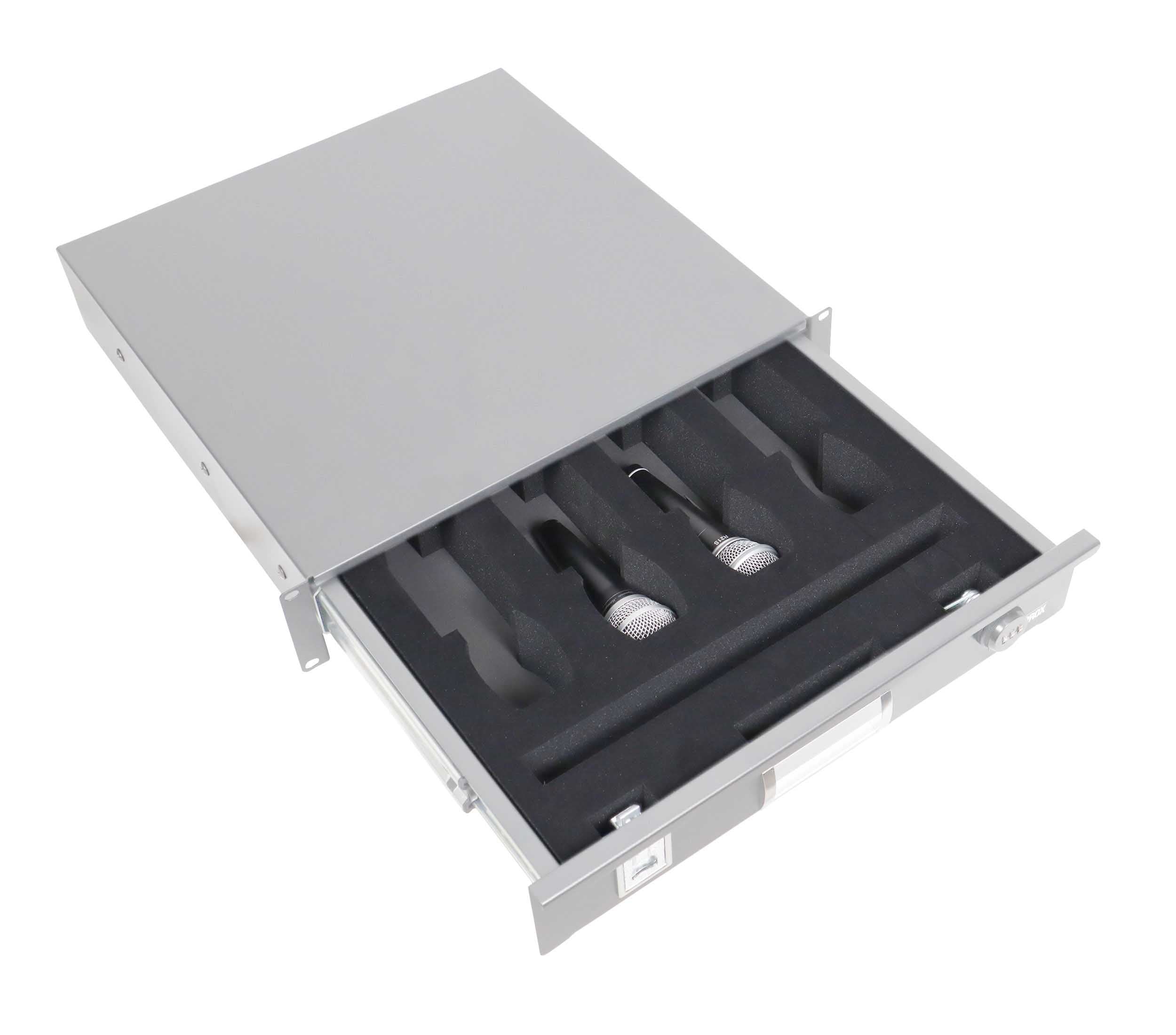 ProX T-2UWMF Replacement Foam for 2U Rack Drawer Fits 4x Microphone
