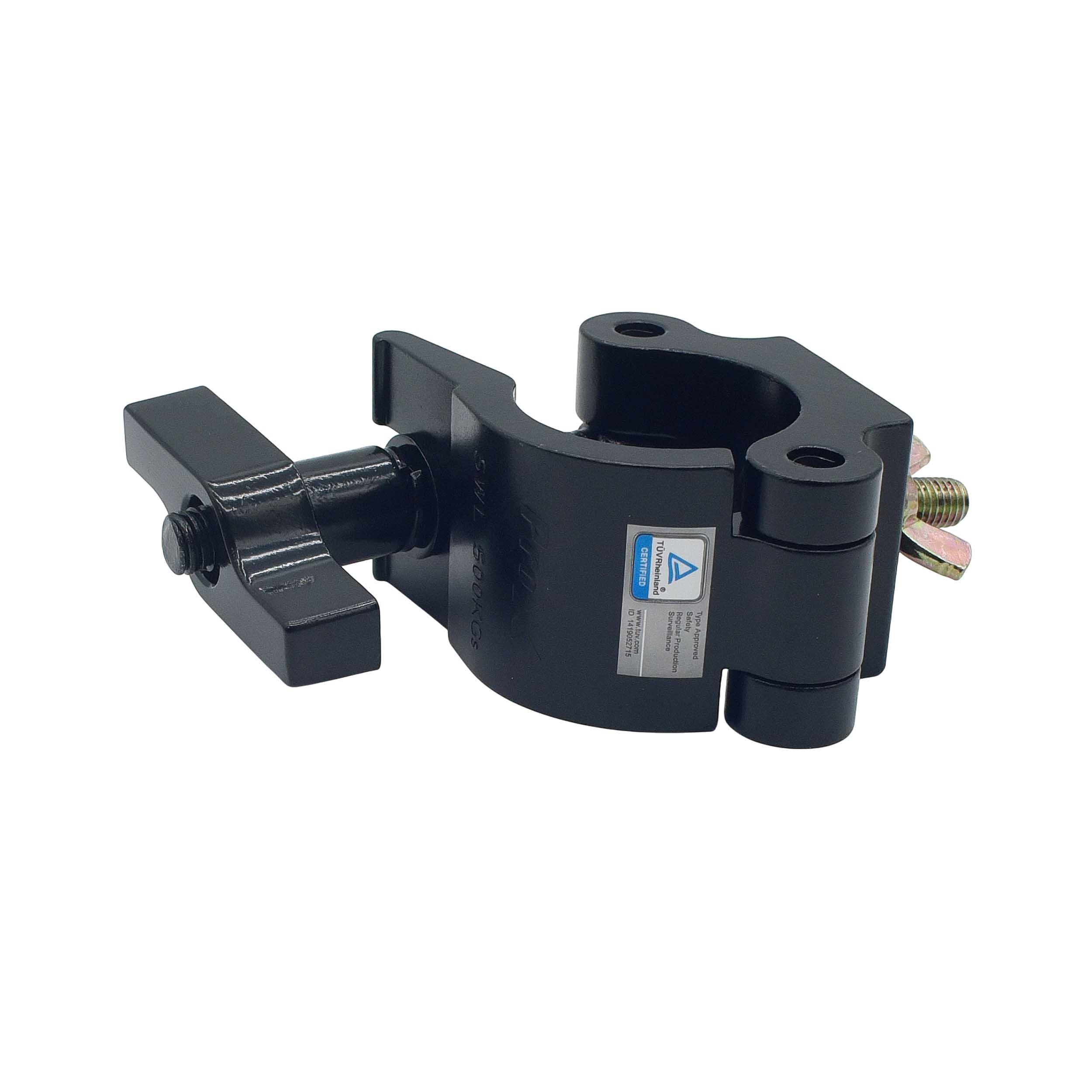 ProX T-C40H-BLK Aluminum Clamp for 0.47"-2.0" Truss Tubes with M10 Bolt - Black Finish