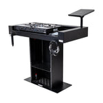 Headliner HL30000 Malibu Portable DJ Podium with Countertop and Base Column - Black