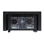 Headliner HL30000 Malibu Portable DJ Podium with Countertop and Base Column - Black