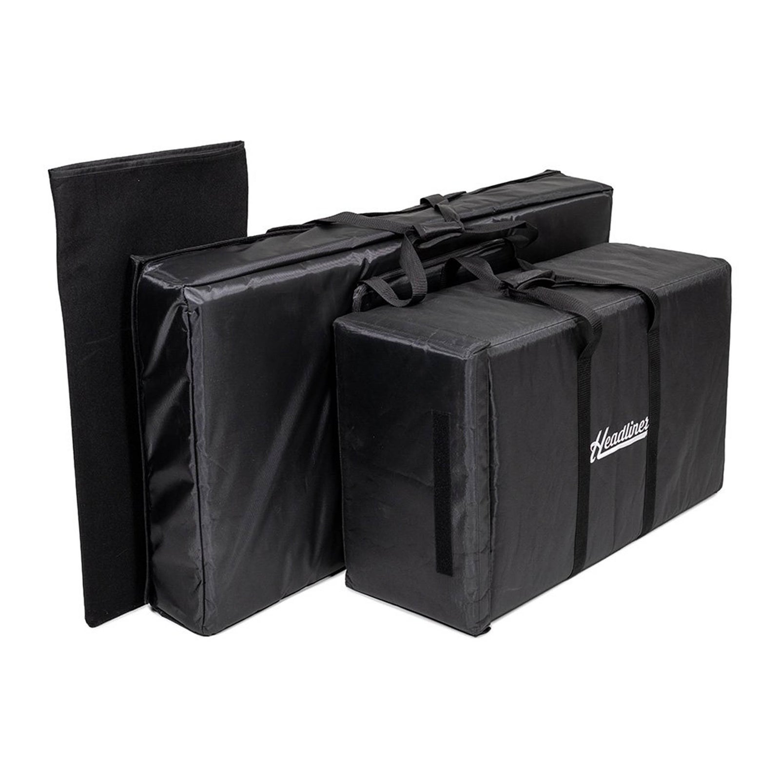 Headliner HL30000 Malibu Portable DJ Podium with Countertop and Base Column - Black