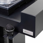Headliner HL30000 Malibu Portable DJ Podium with Countertop and Base Column - Black