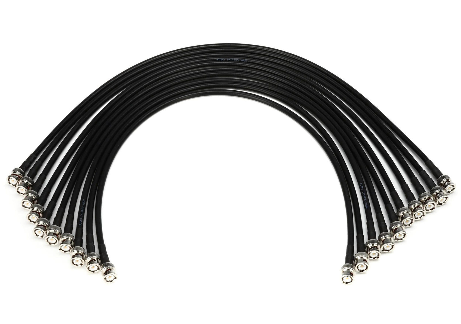 RF Venue RG8X-10, Low-Loss BNC to BNC Interconnect Cable - Pack of 10