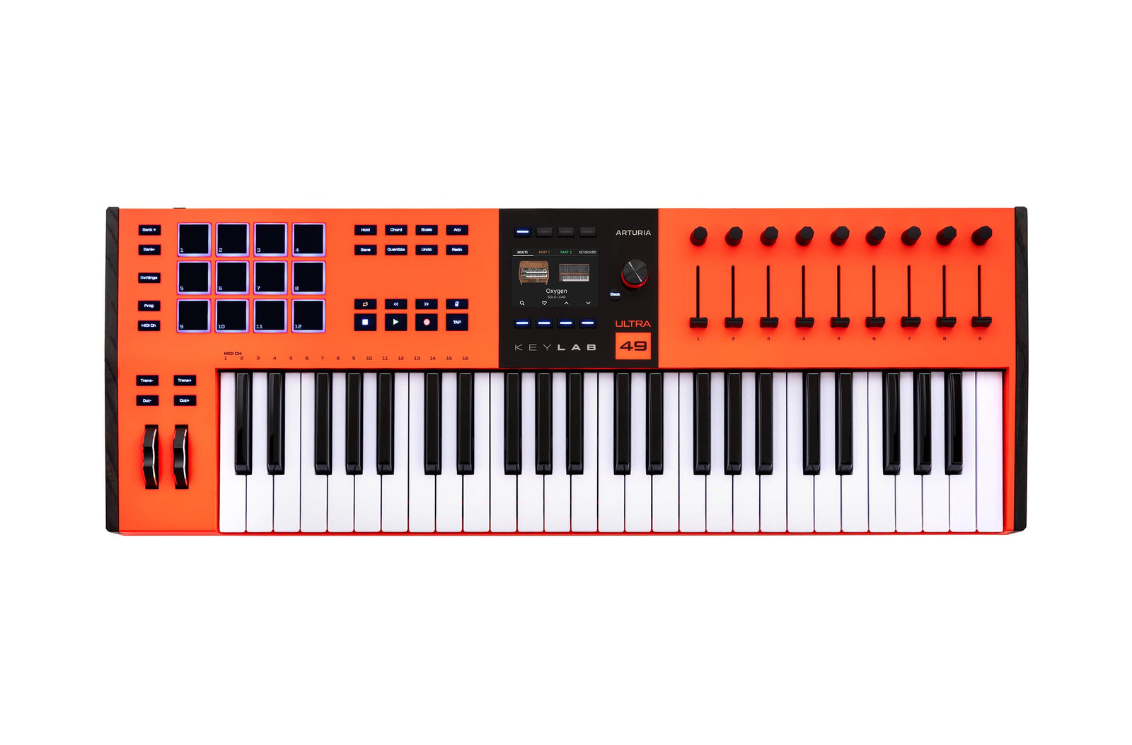 Arturia KeyLab 49 mk3 Ultra Premium MIDI Controller and Software - Orange