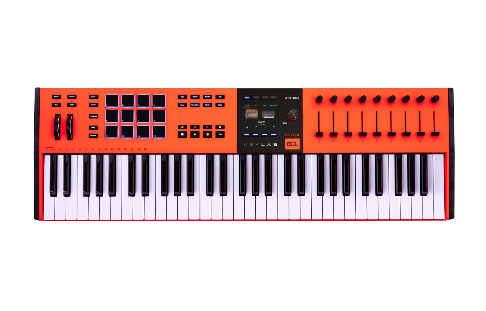 Arturia KeyLab 61 mk3 Ultra Premium MIDI Controller and Software - Orange