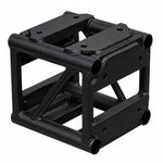 Show Solutions CB12-4WAY-B 4-Way Box Truss Corner Block - Black