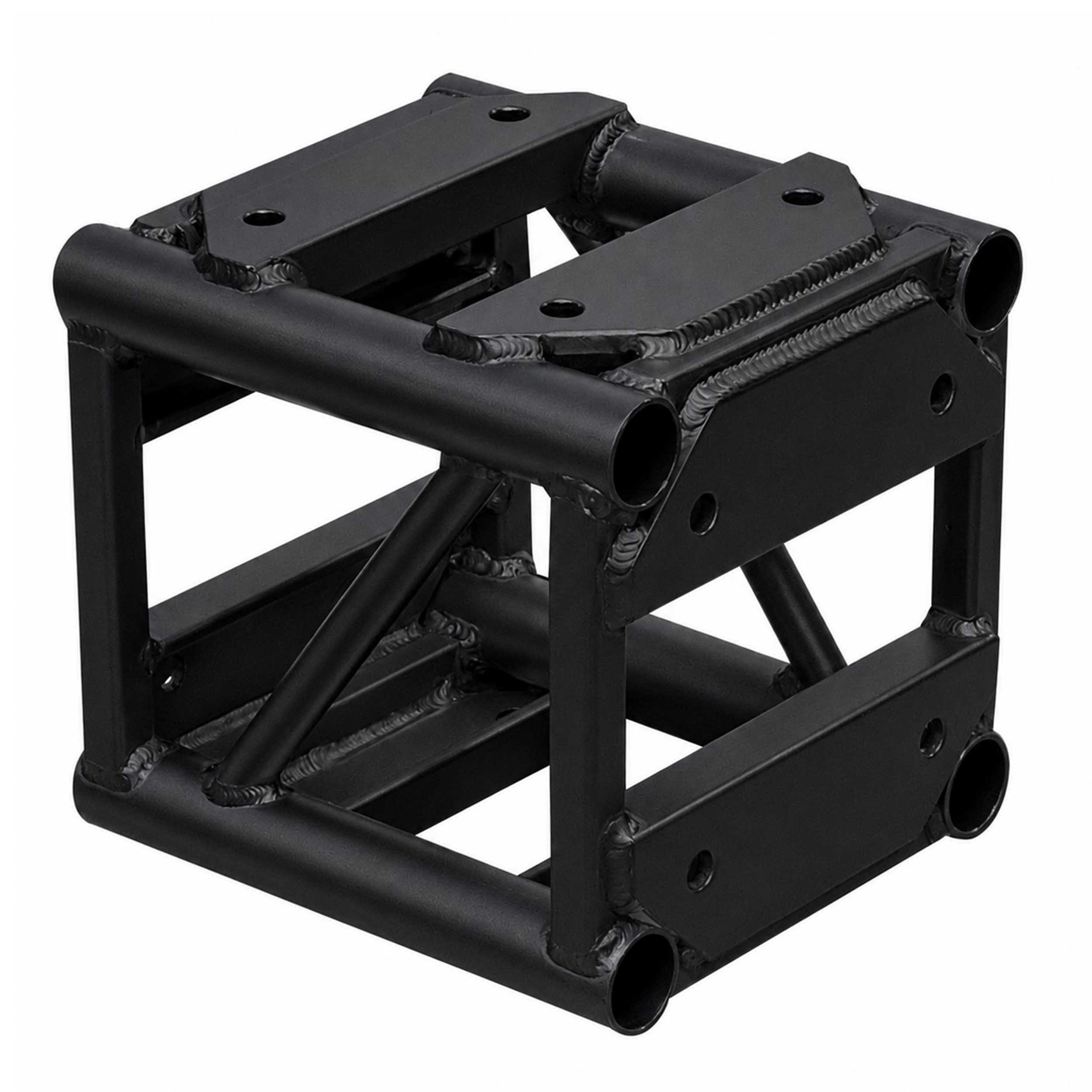 Show Solutions CB12-4WAY-B 4-Way Box Truss Corner Block - Black