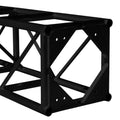 Show Solutions ST-2020-048-B Puente recto de 48 pulgadas para puente cuadrado de 20.5" x 20.5" - Negro
