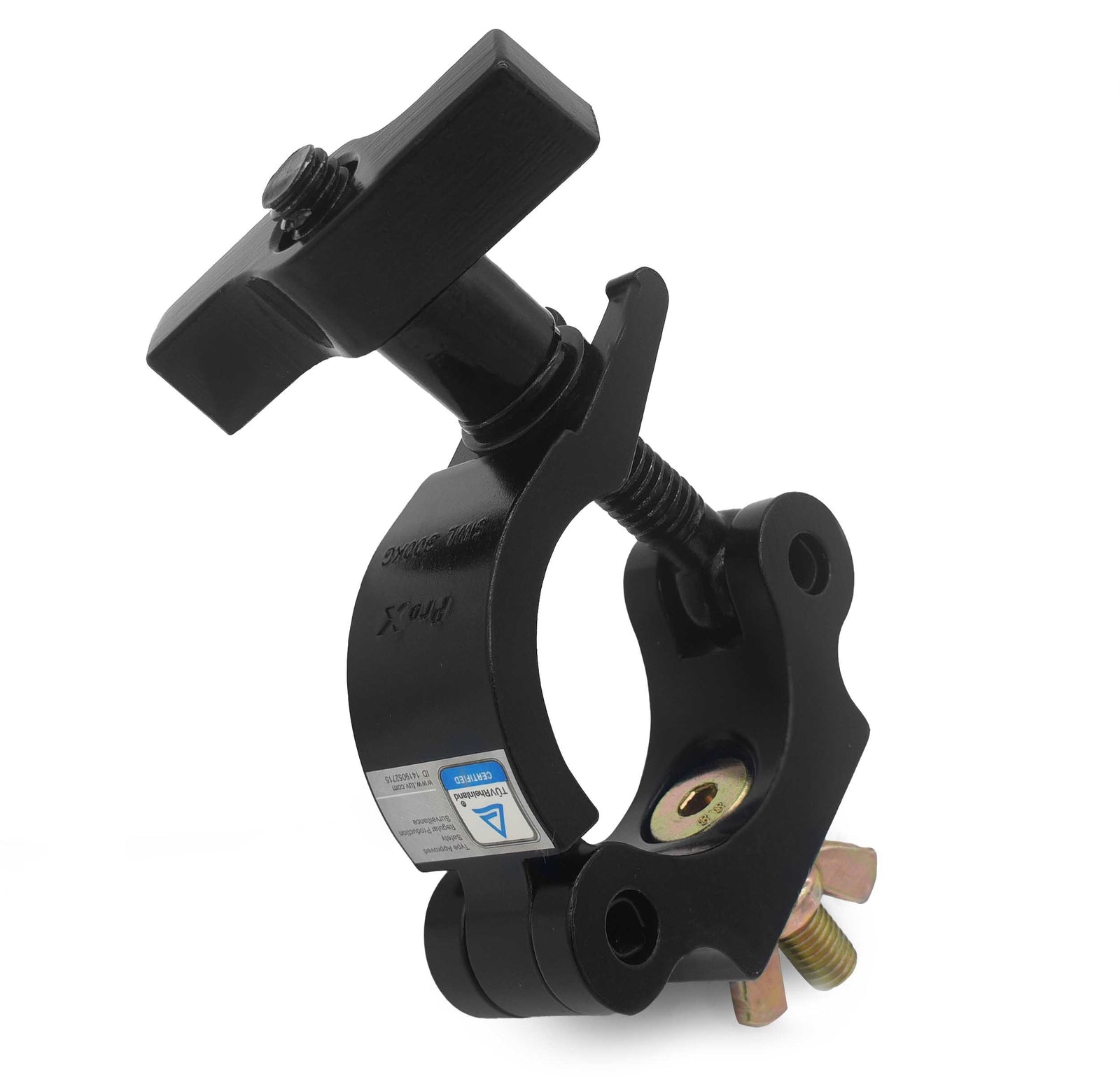 ProX T-C4SH-BLK Slim Aluminum O-Clamp with 661 lb Capacity - Black