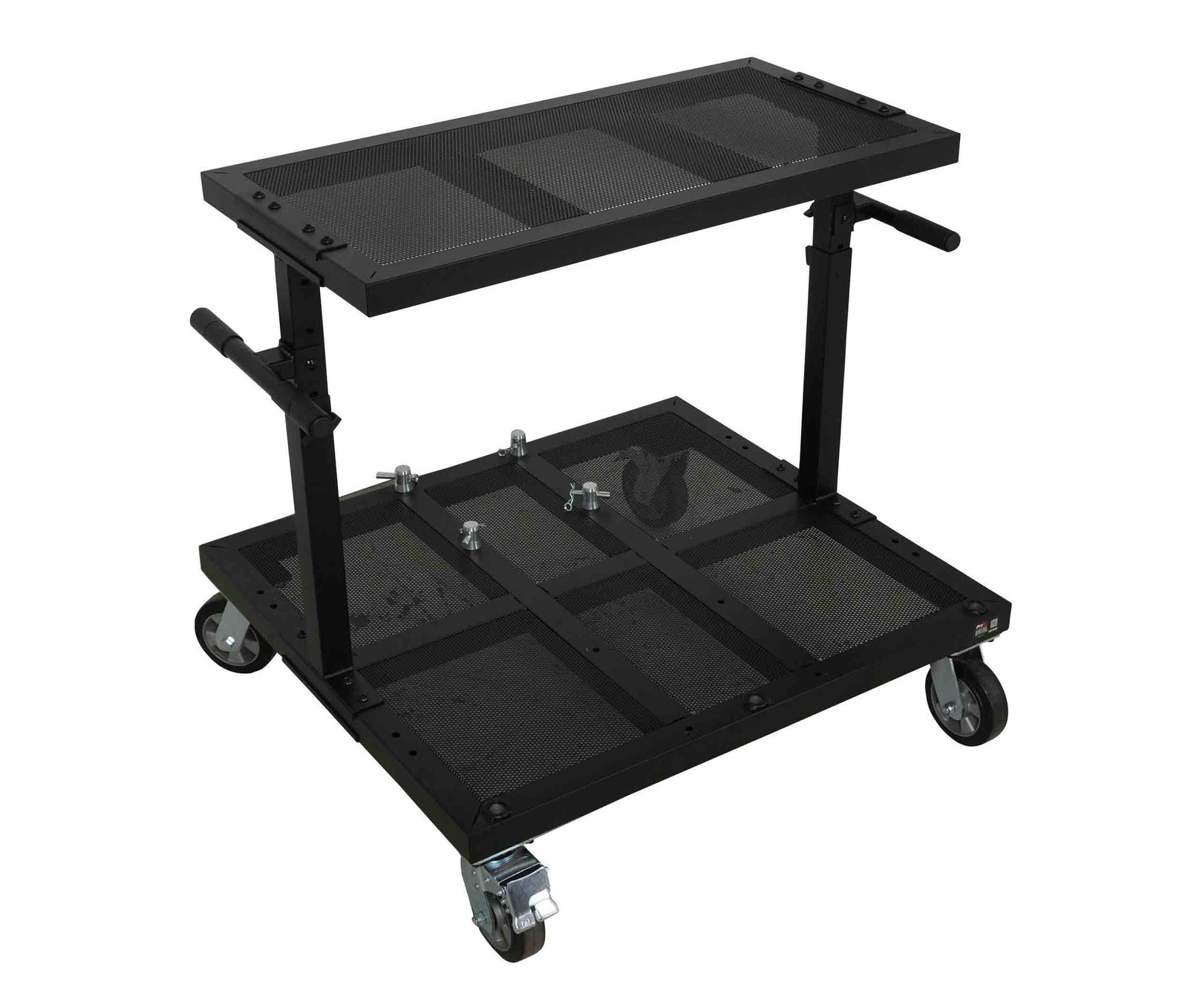 ProX X-BeatWagon Multi-Function Rolling Performance Station with Adjustable Shelf and F34 Truss Compatibility