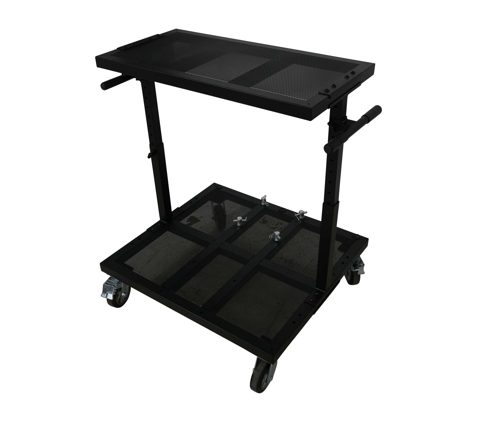 ProX X-BeatWagon Multi-Function Rolling Performance Station with Adjustable Shelf and F34 Truss Compatibility