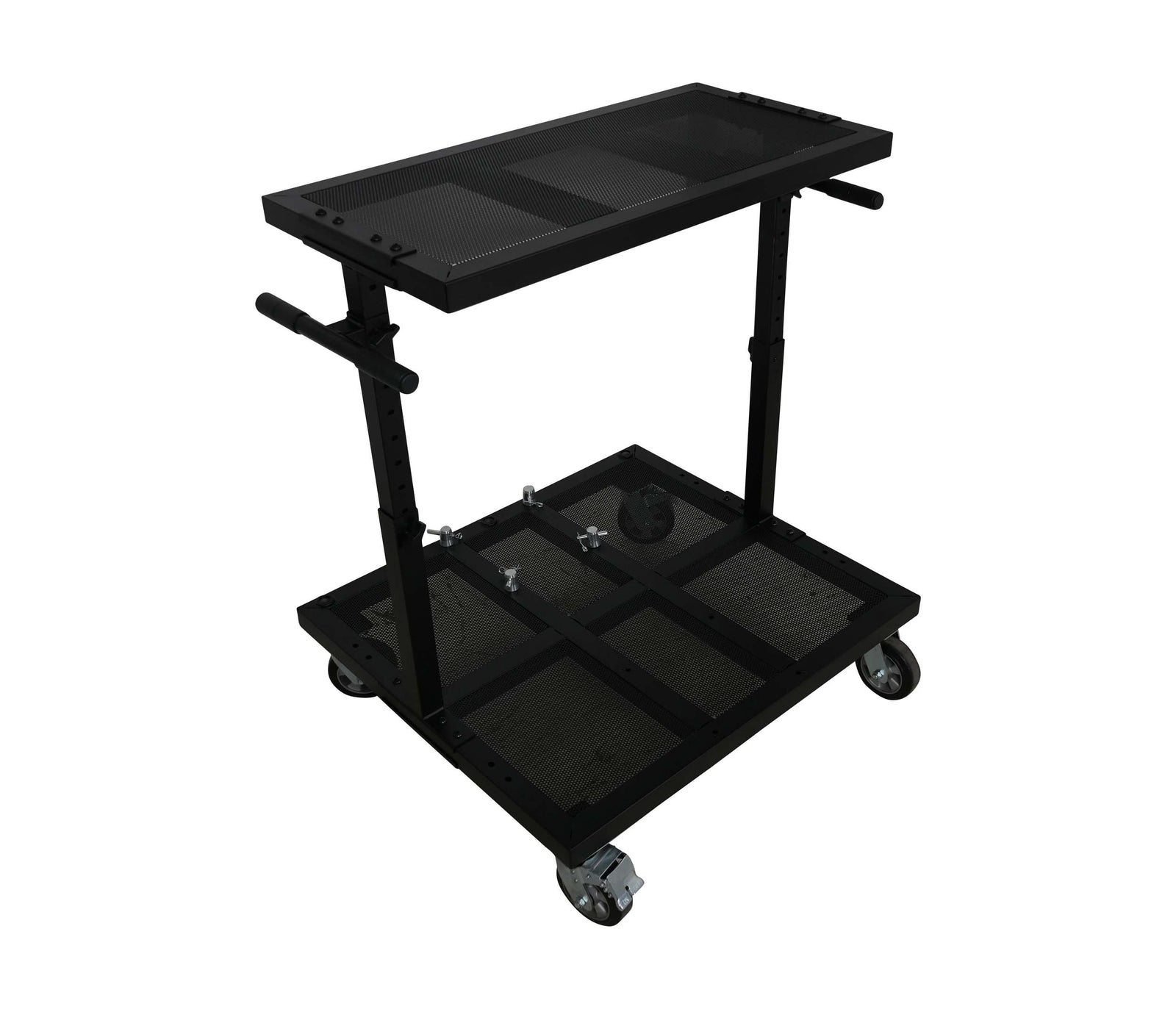 ProX X-BeatWagon Multi-Function Rolling Performance Station with Adjustable Shelf and F34 Truss Compatibility
