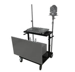 ProX X-BeatWagon Multi-Function Rolling Performance Station with Adjustable Shelf and F34 Truss Compatibility