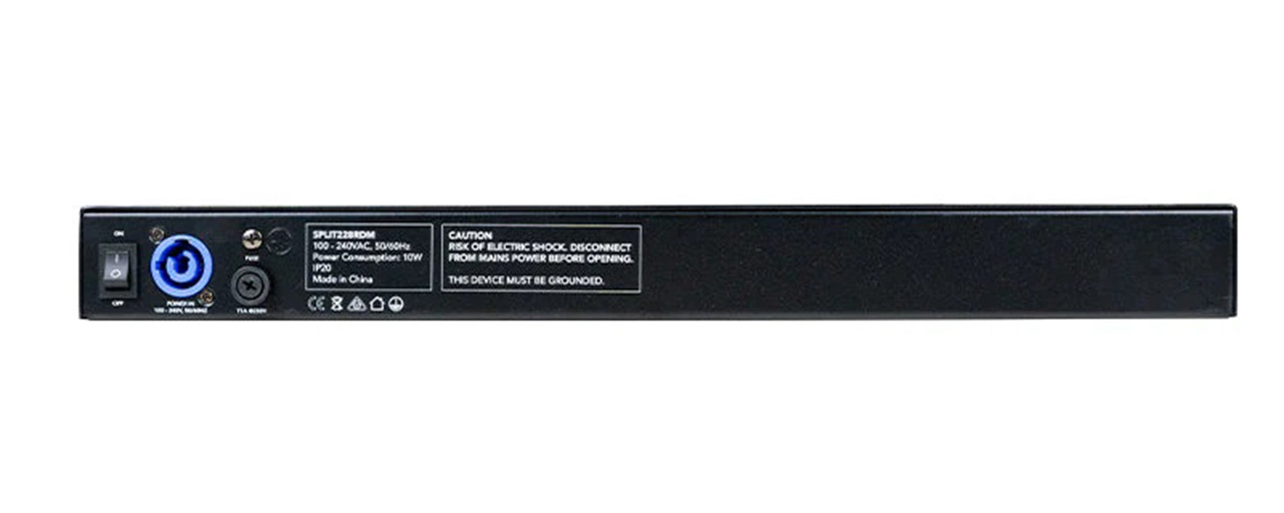 Antari Event Lighting SPLIT228RDM DMX Splitter Stage Lighting with 2-Input 8-Output