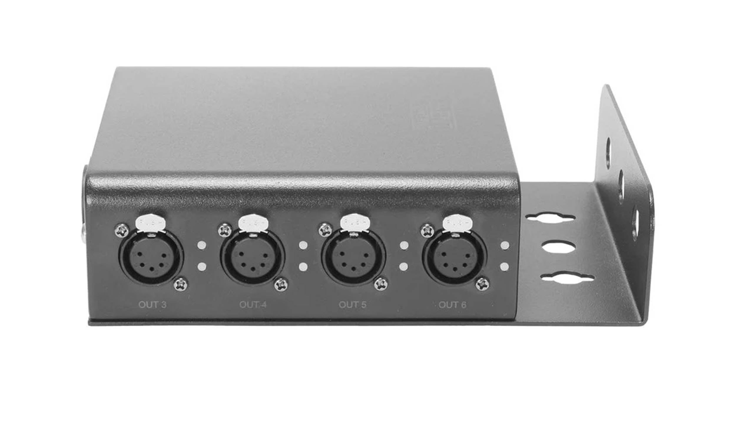 Antari Event Lighting SPLIT6 Indoor 6-Way DMX Splitter with 5-Pin XLR and PowerCON - 6-Way