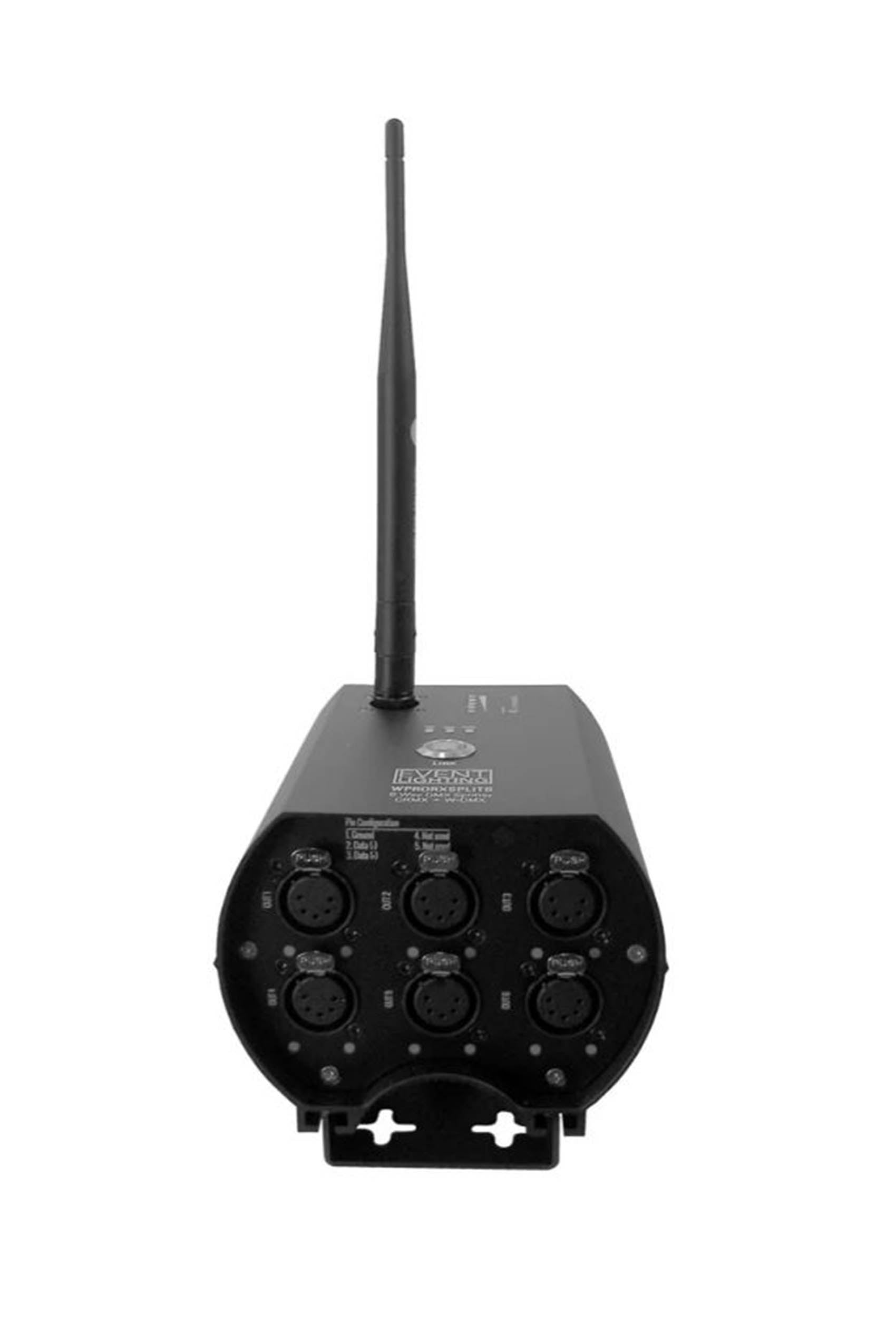 Antari WPRORXSPLIT6 Wireless DMX Splitter Receiver for Lighting Control - 6-Way