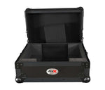 ProX XS-RP7BL All-Black Flight Case for Reloop RP-7000 & RP-7000 MK2 Turntable with Custom Foam