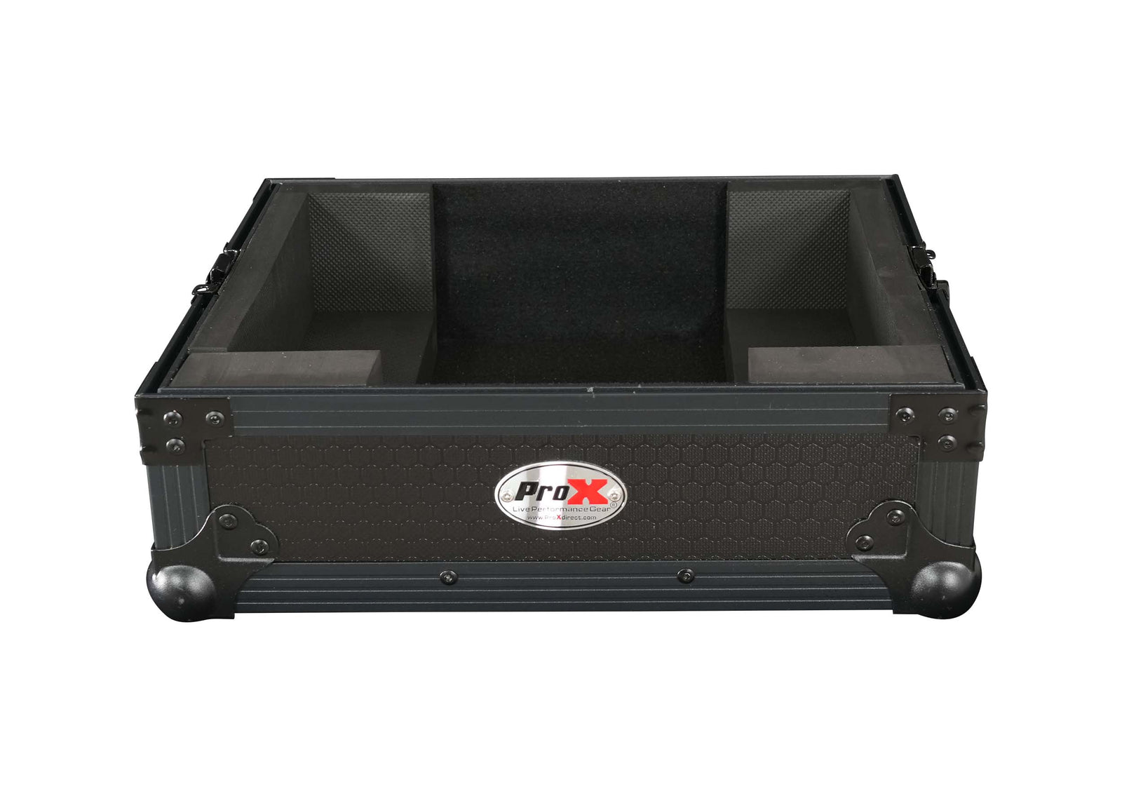 ProX XS-RP7BL All-Black Flight Case for Reloop RP-7000 & RP-7000 MK2 Turntable with Custom Foam