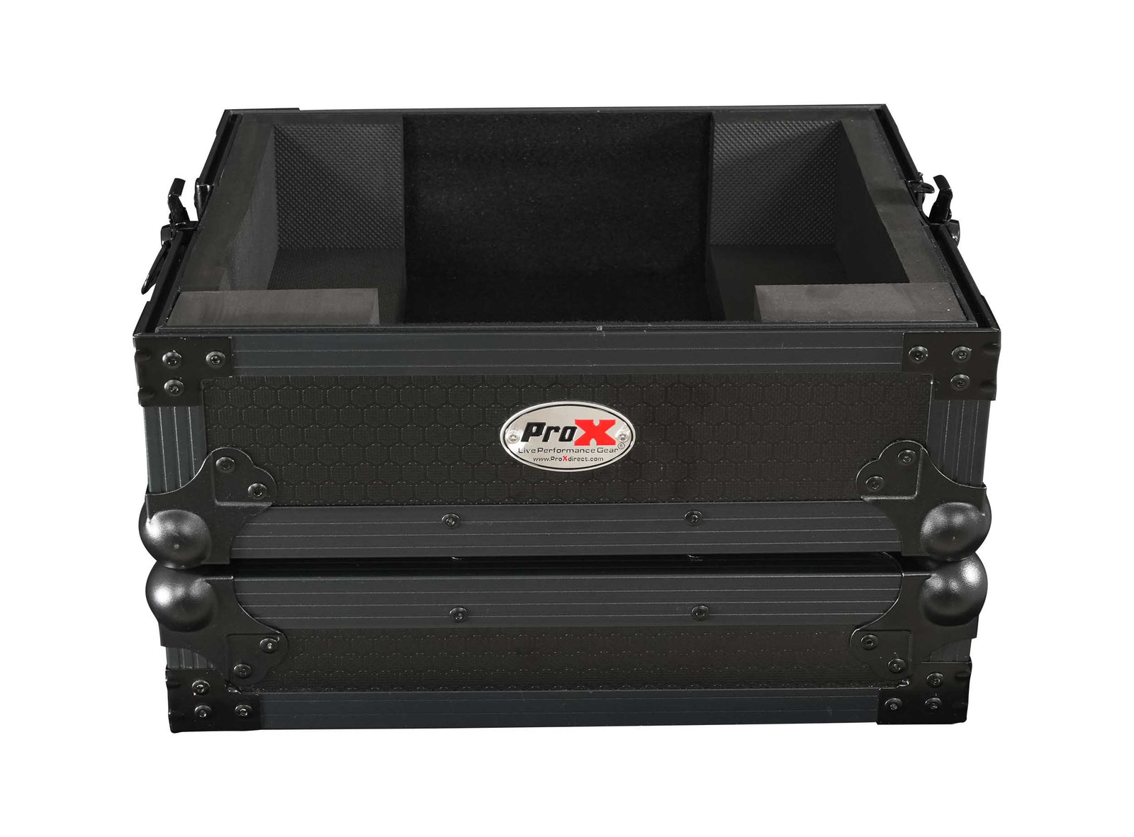 ProX XS-RP7BL All-Black Flight Case for Reloop RP-7000 & RP-7000 MK2 Turntable with Custom Foam