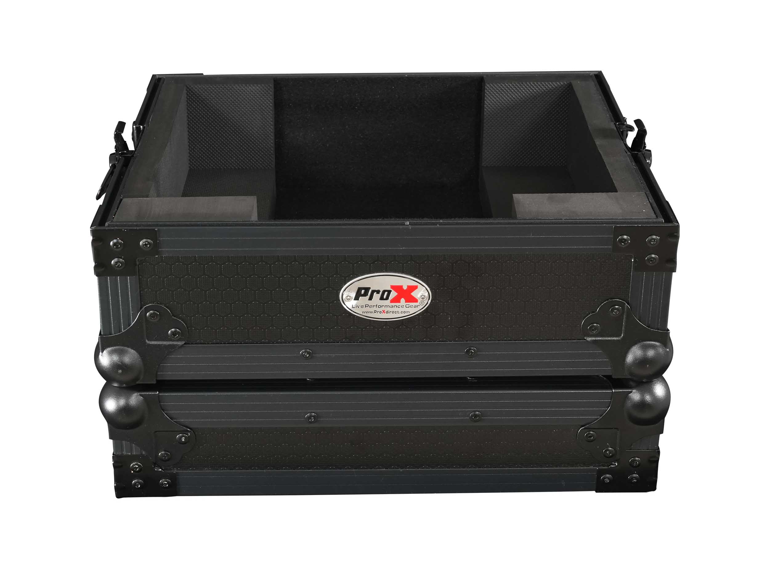ProX XS-RP7BL All-Black Flight Case for Reloop RP-7000 & RP-7000 MK2 Turntable with Custom Foam