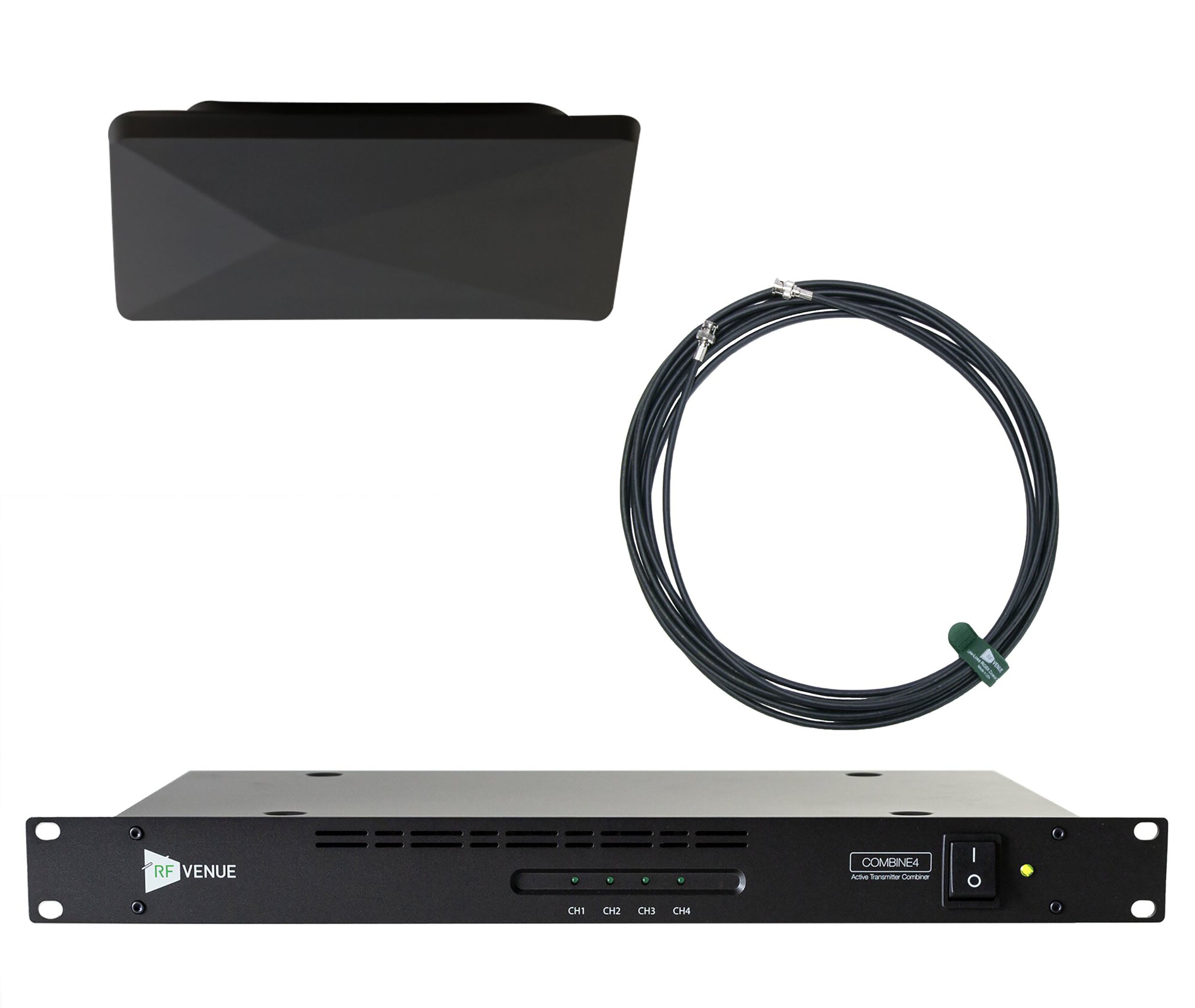 RF Venue COMB4CP-ARCB 4-Channel IEM Upgrade Pack - Black CP Architectural Antenna