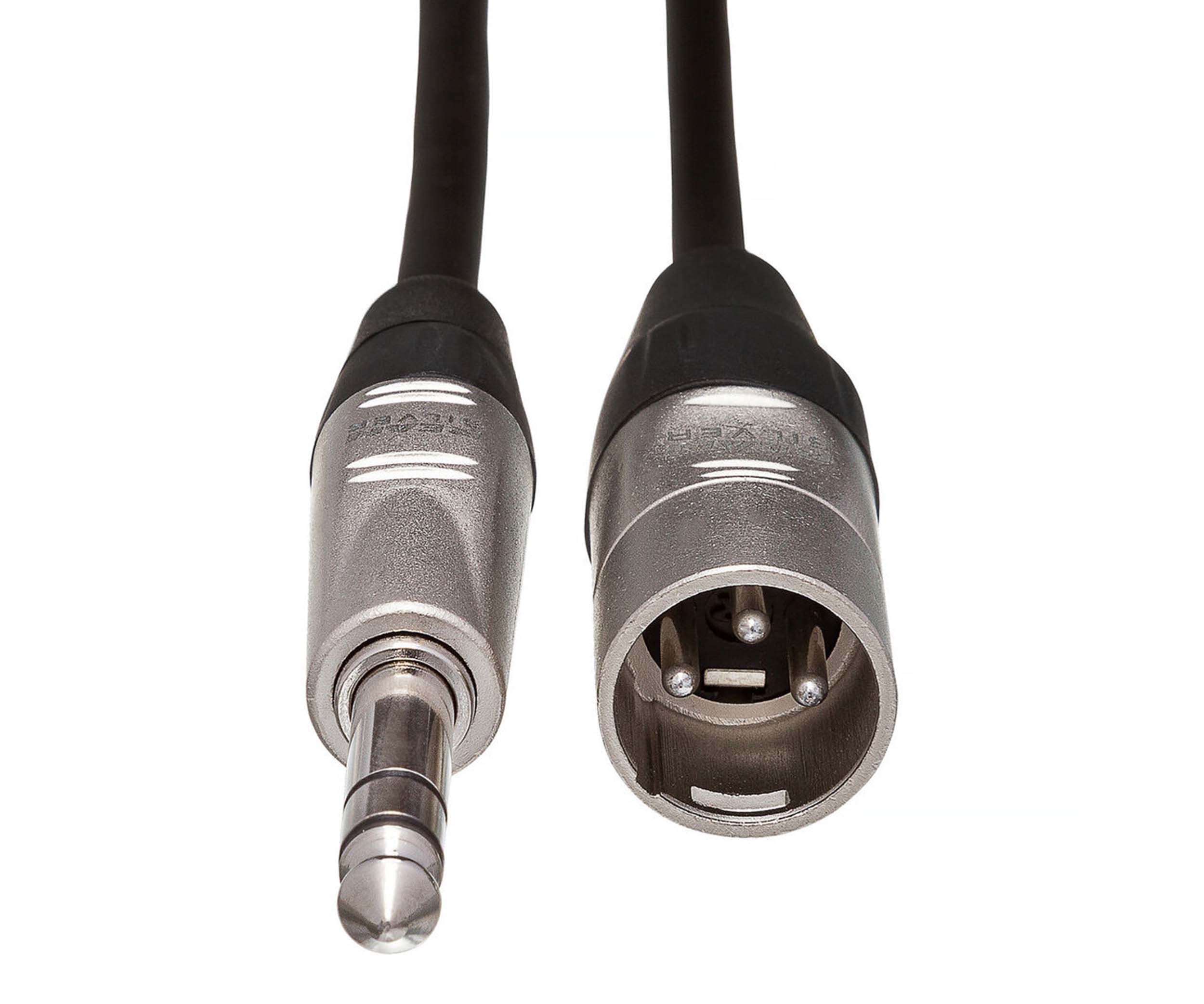 Hosa HSX-100, 1/4" TRS-XLR3M Balanced Interconnect Cable with REAN Connectors - 100 ft