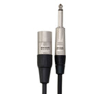 Hosa HSX-100, 1/4" TRS-XLR3M Balanced Interconnect Cable with REAN Connectors - 100 ft
