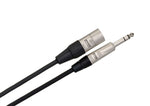 Hosa HSX-100, 1/4" TRS-XLR3M Balanced Interconnect Cable with REAN Connectors - 100 ft