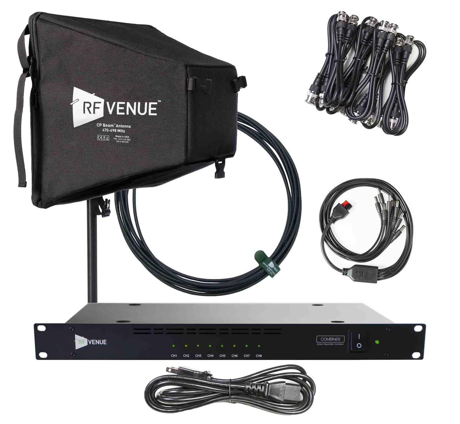 RF Venue COMB8CPB 8-Channel IEM Upgrade Pack with CP Stage Antenna