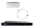 RF Venue COMB8CP-ARC Pack de mise à niveau de 8 canaux pour moniteur intra-auriculaire avec antenne architecturale CP blanche