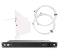 RF Venue DFINWDISTRO4 4-Channel Wireless Microphone Upgrade Pack with White Wall-Mount Fin