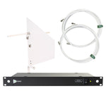RF Venue DFINWDISTRO4 4-Channel Wireless Microphone Upgrade Pack with White Wall-Mount Fin