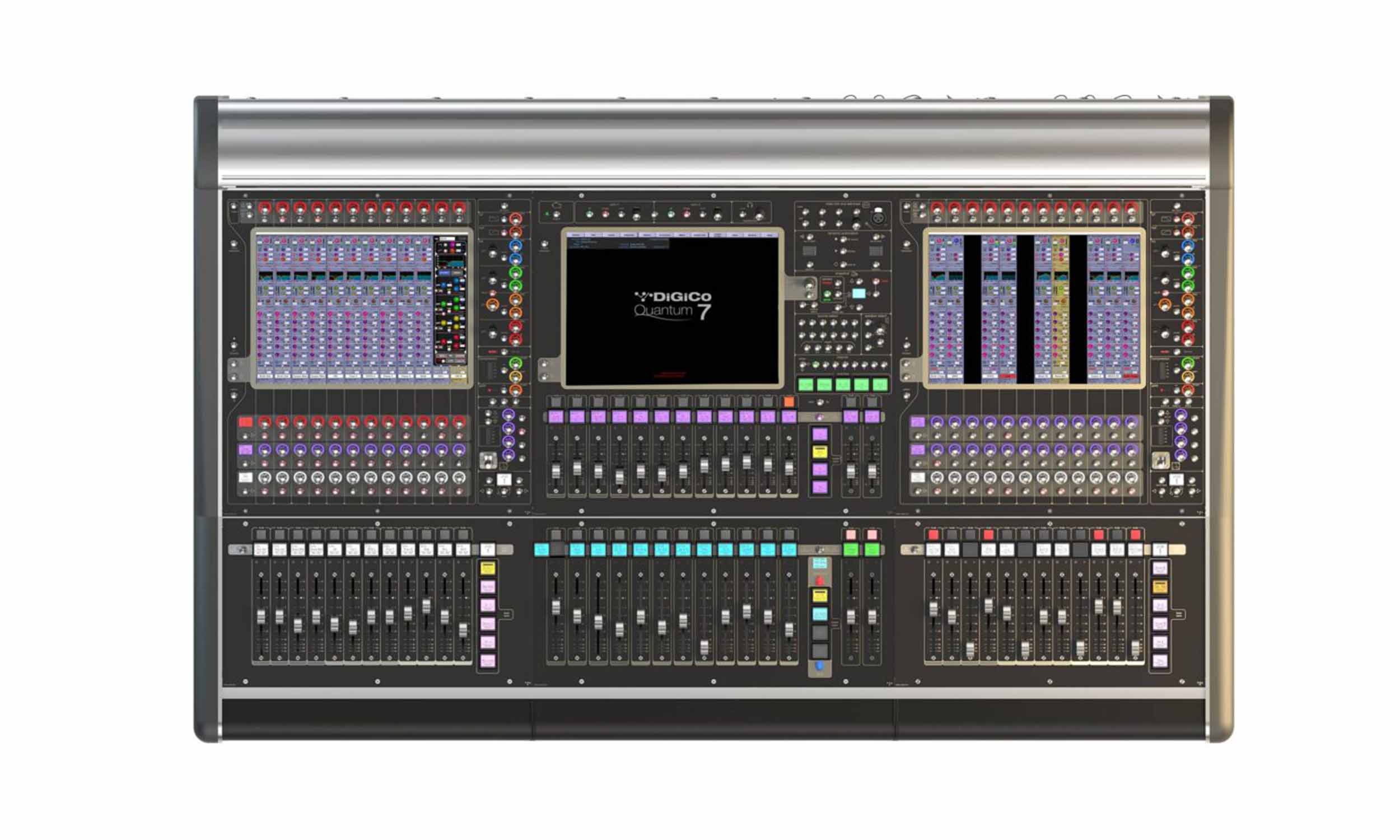 Digico X-Q7-W-WS-OP Quantum 7 Digital Mixing Console - MADI and One Multi-Mode Optic Loop HMA