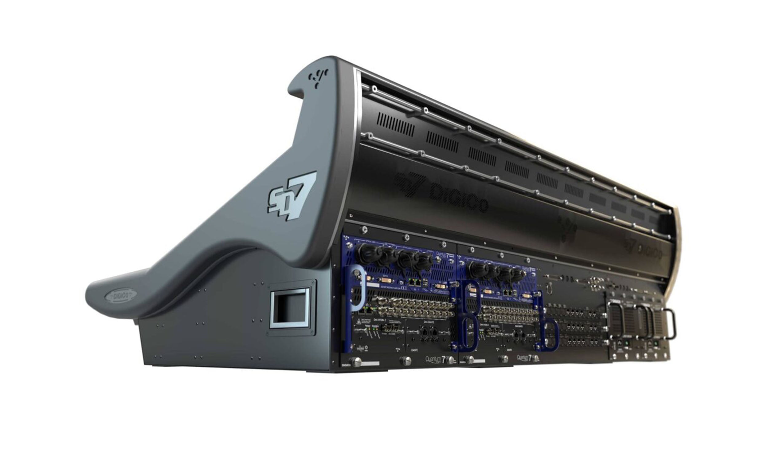 Digico X-Q7-W-WS-ST Quantum 7 Digital Mixing Console with Standard ST Fiber Connectors.