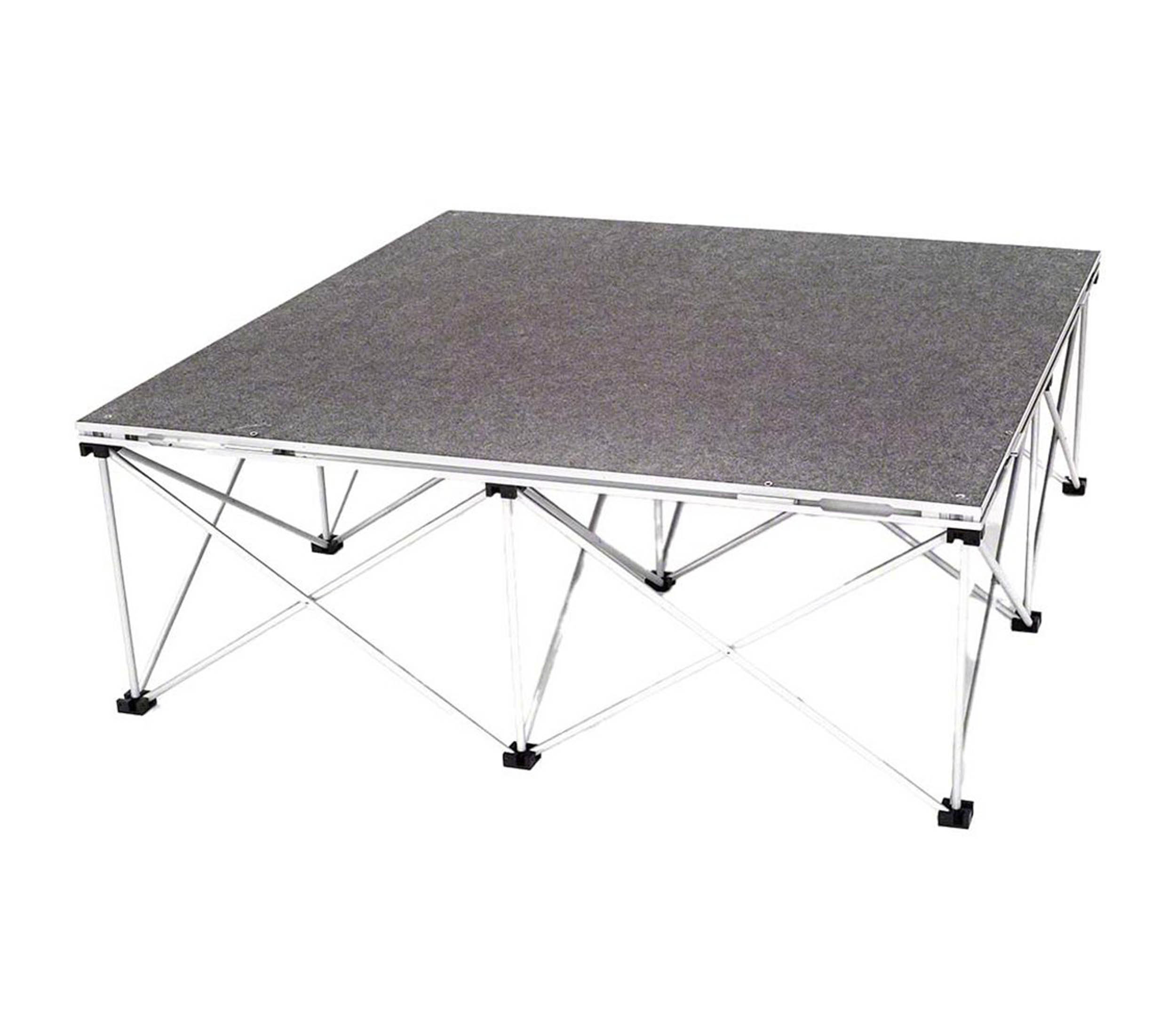 IntelliStage IS1CAMERA24C, 4FT x 4FT Camera Platform with 24-inch Riser - Carpet Finish