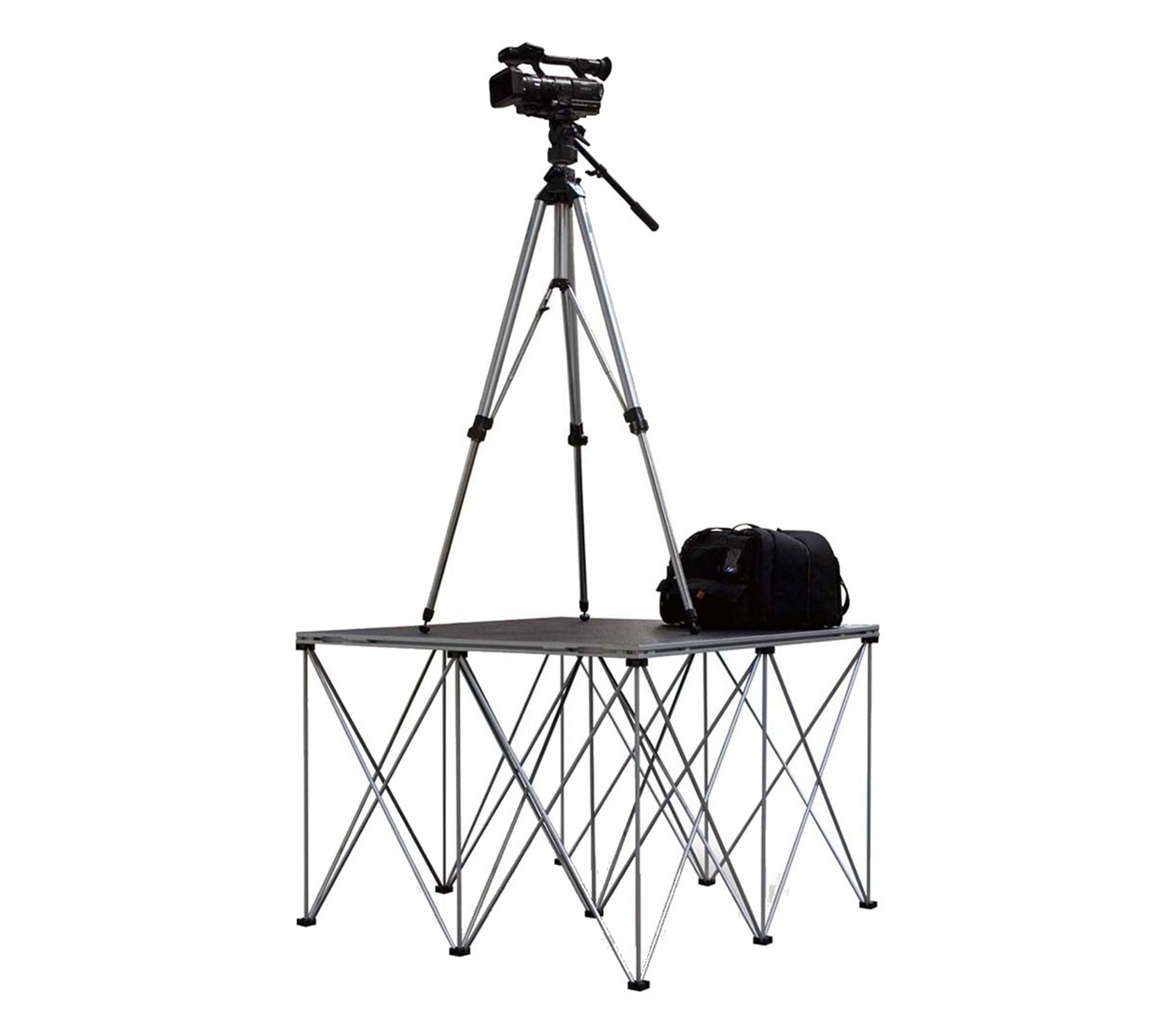 IntelliStage IS1CAMERA32C, 4FT x 4FT Camera Platform with 32-inch Riser - Carpet Finish