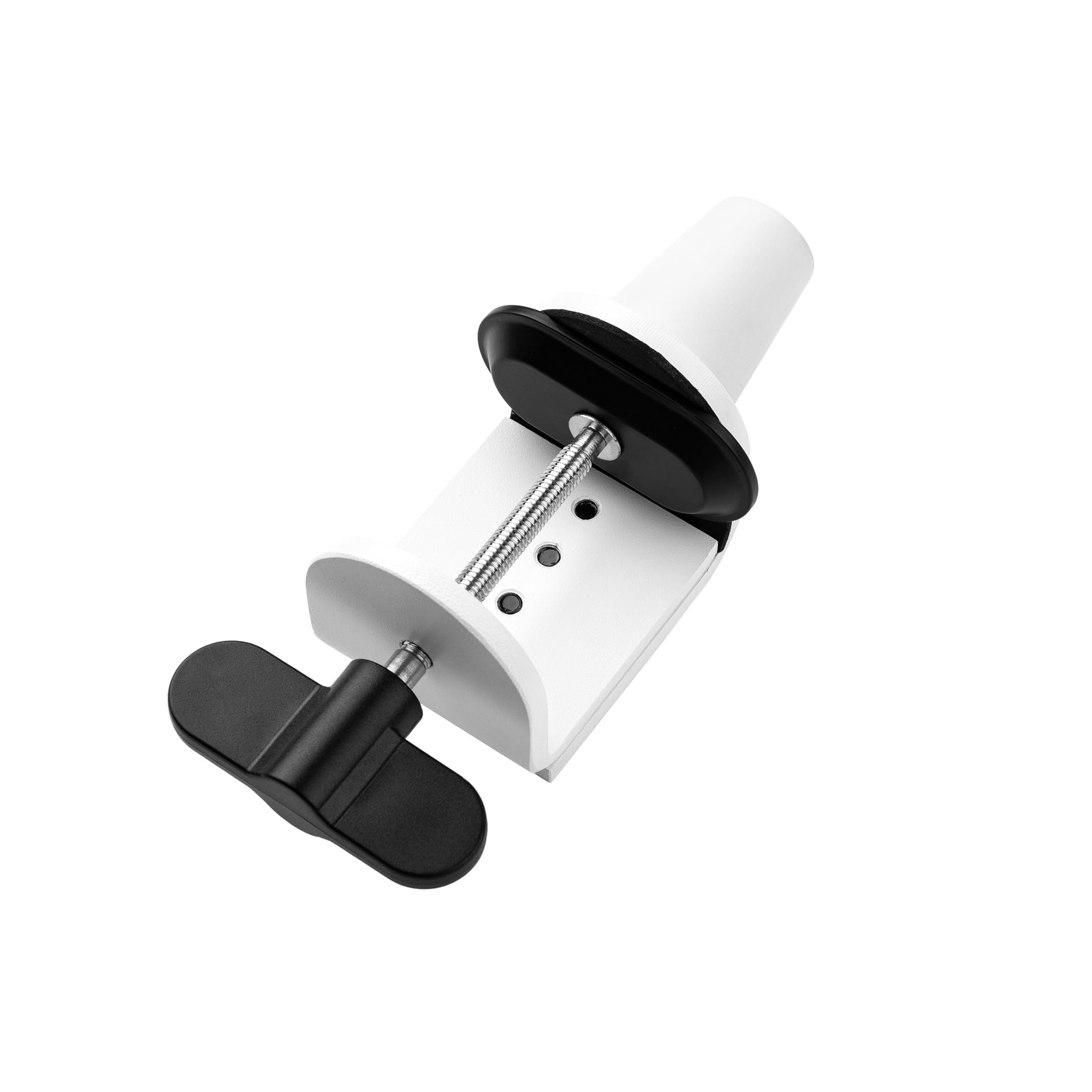 Shure by Gator SH-BROADCAST2-W, Low-Profile Desktop Microphone Boom Stand - White