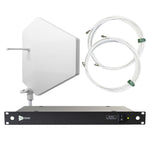 RF Venue DFIN-IPXWDISTRO4 4-Channel Wireless Mic Upgrade Pack with Diversity Fin IPX Antenna, White