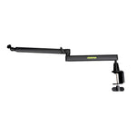 Shure by Gator SH-BROADCAST2 Low-Profile Articulating Desktop Microphone Boom Arm – Black