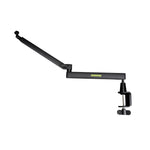 Shure by Gator SH-BROADCAST2 Low-Profile Articulating Desktop Microphone Boom Arm – Black